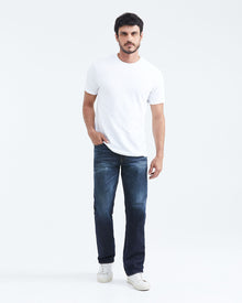 RELAXED FIT HIGH-RISE JEANS IN MEDIUM WASH RL004