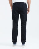 STRAIGHT FIT MID-RISE JEANS IN DARK WASH