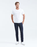 SUPER SLIM FIT MID-RISE JEANS IN ULTRA DARK WASH