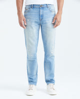 Jean Straight Fit Mid-Rise Slim Boot Light Blue Vintage Wash for Men - Blue 339F452 - 1
