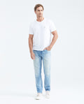 Jean Straight Fit Mid-Rise Slim Boot Light Blue Vintage Wash for Men - Blue 339F452 - 2