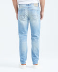 Jean Straight Fit Mid-Rise Slim Boot Light Blue Vintage Wash for Men - Blue 339F452 - 5