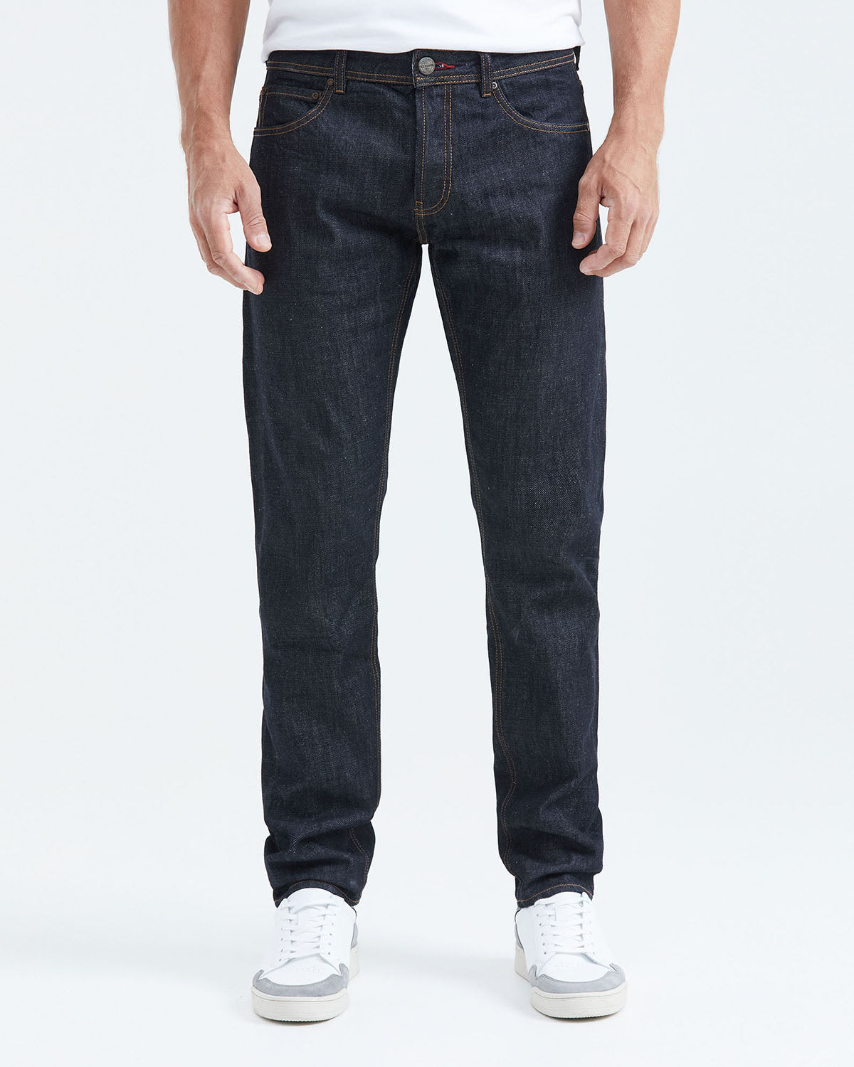 SUPER SLIM FIT MID-RISE JEANS IN ULTRA DARK WASH SS0011