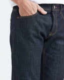 SUPER SLIM FIT MID-RISE JEANS IN ULTRA DARK WASH