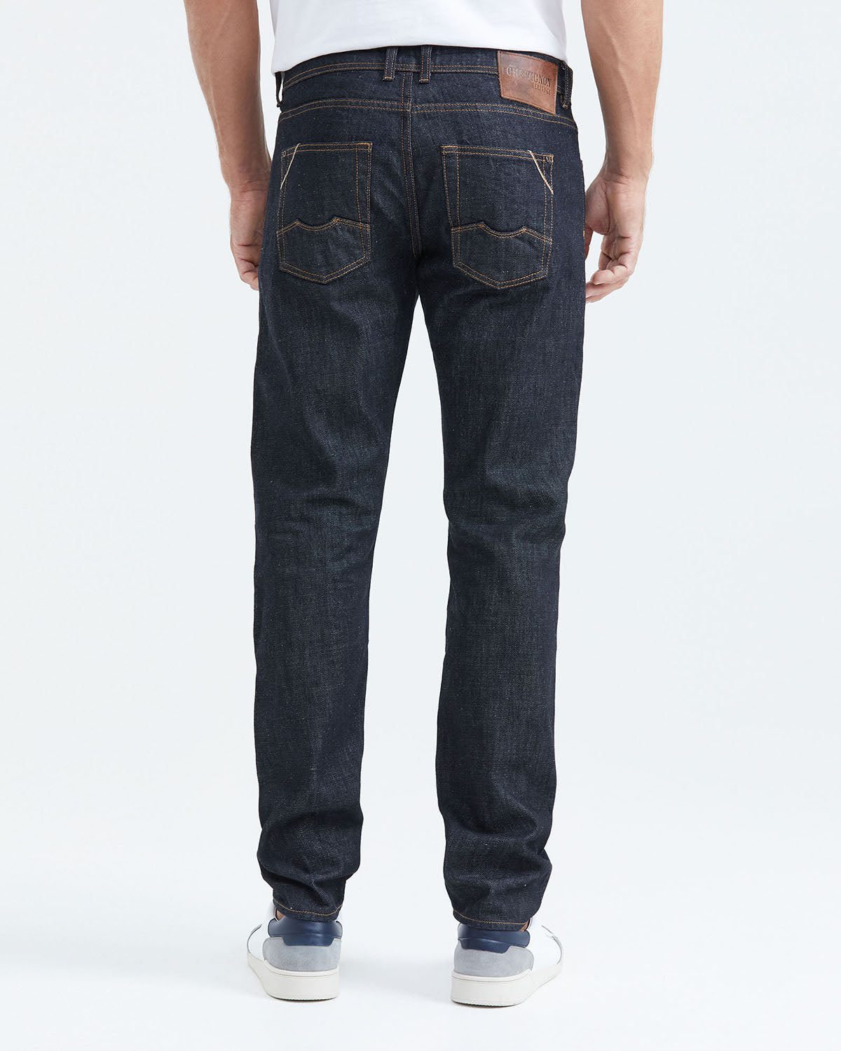 SUPER SLIM FIT MID-RISE JEANS IN ULTRA DARK WASH SS0011