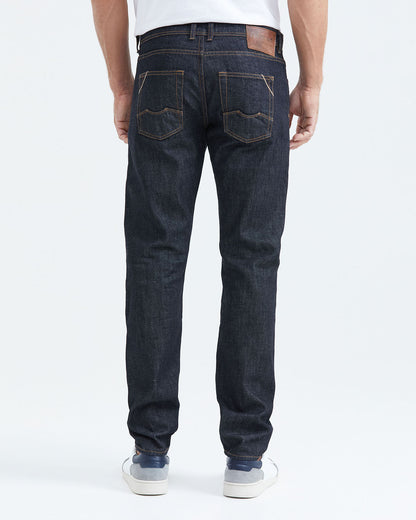 SUPER SLIM FIT MID-RISE JEANS IN ULTRA DARK WASH SS0011