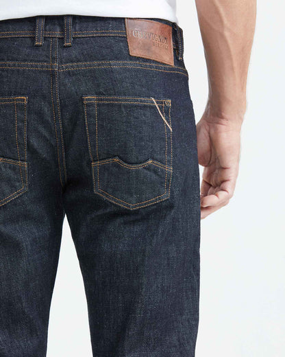 SUPER SLIM FIT MID-RISE JEANS IN ULTRA DARK WASH SS0011