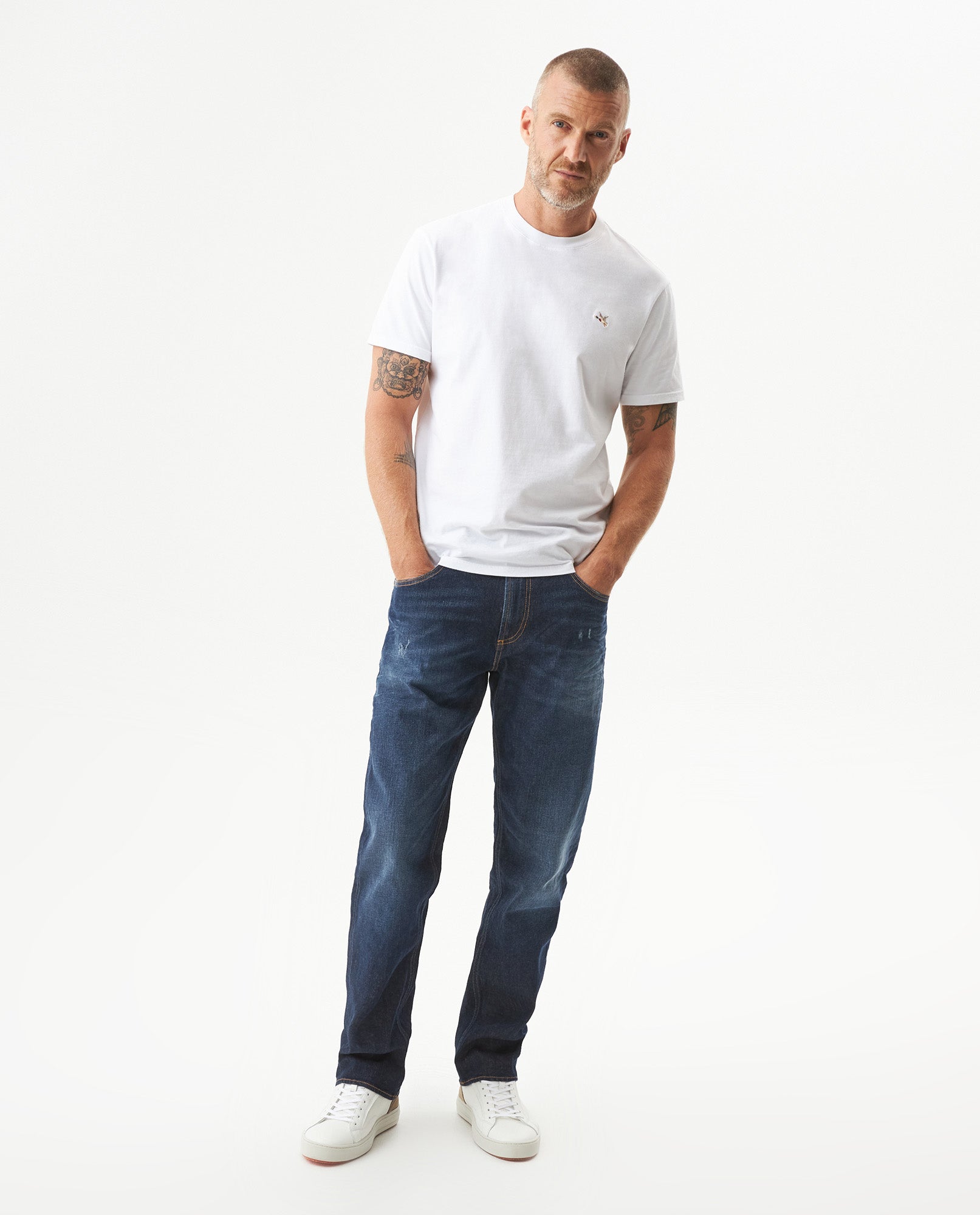 Men's Jeans, Relaxed Fit - Blue 339G000 - 2