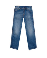 Men's Revenge Relaxed Fit Medium Wash Jeans in Cotton Stretch Blend, Plaza 339G001 - 2