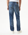 Men's Revenge Relaxed Fit Medium Wash Jeans in Cotton Stretch Blend, Plaza 339G001 - 5