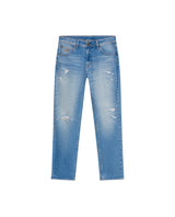 Men's Morrison Slim Light Wash Jeans in Cotton Stretch Blend, Moorings 339G004 - 2