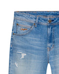 Men's Morrison Slim Light Wash Jeans in Cotton Stretch Blend, Moorings 339G004 - 7