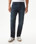 Men's Morrison Straight Ultra Dark Heritage Jeans in Recycled Cotton Blend, Celebration - 2