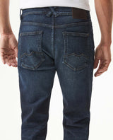Men's Morrison Straight Ultra Dark Heritage Jeans in Recycled Cotton Blend, Celebration - 6