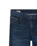 Men's Morrison Straight Ultra Dark Heritage Jeans in Recycled Cotton Blend, Celebration - 7