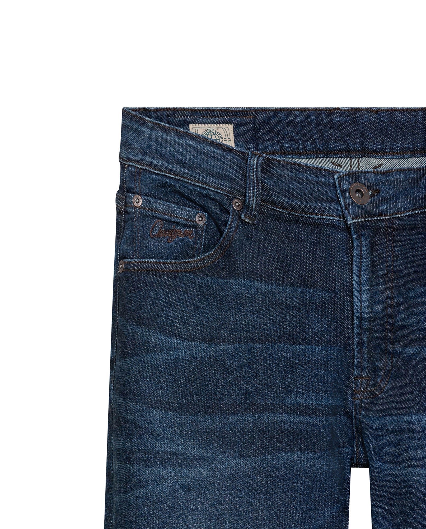 Men's Morrison Straight Ultra Dark Heritage Jeans in Recycled Cotton Blend, Celebration - 7