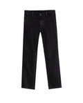 Men's Morrison Slim Fit Black Wash in Cotton Stretch Blend, Coordinates - 1