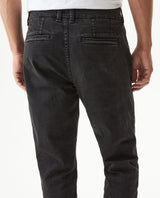 Men's Morrison Slim Fit Black Wash in Cotton Stretch Blend, Coordinates - 6