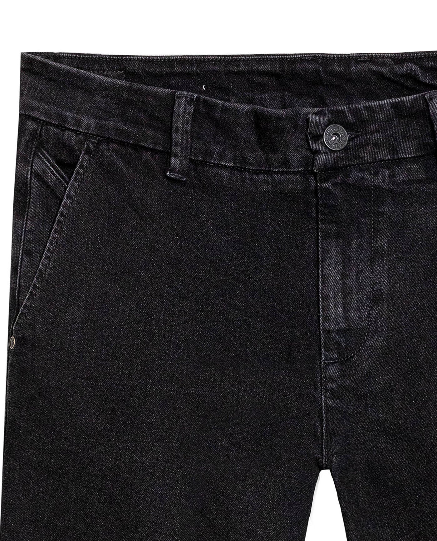 Men's Morrison Slim Fit Black Wash in Cotton Stretch Blend, Coordinates - 7