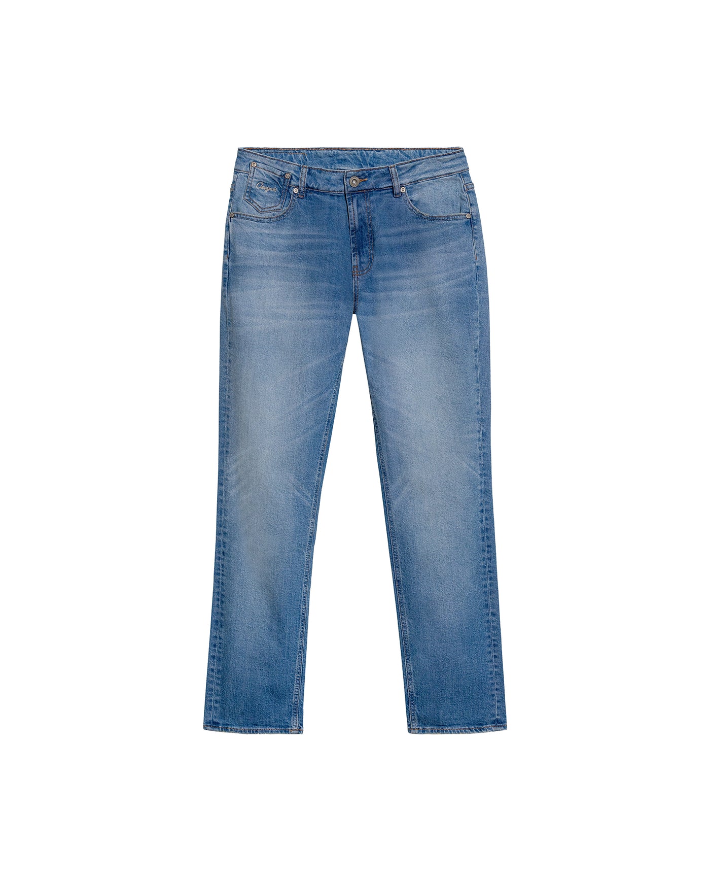 Men's Morrison Slim Medium Wash Classic Jeans in Cotton Stretch Blend, Waypoint - 1