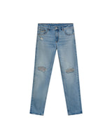 Men's Morrison Slim Fit Light Wash Jeans in Cotton Stretch Blend, Radiant 339G012 - 2