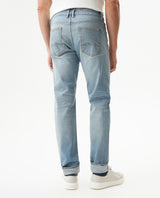 Men's Morrison Slim Fit Light Wash Jeans in Cotton Stretch Blend, Radiant 339G012 - 5