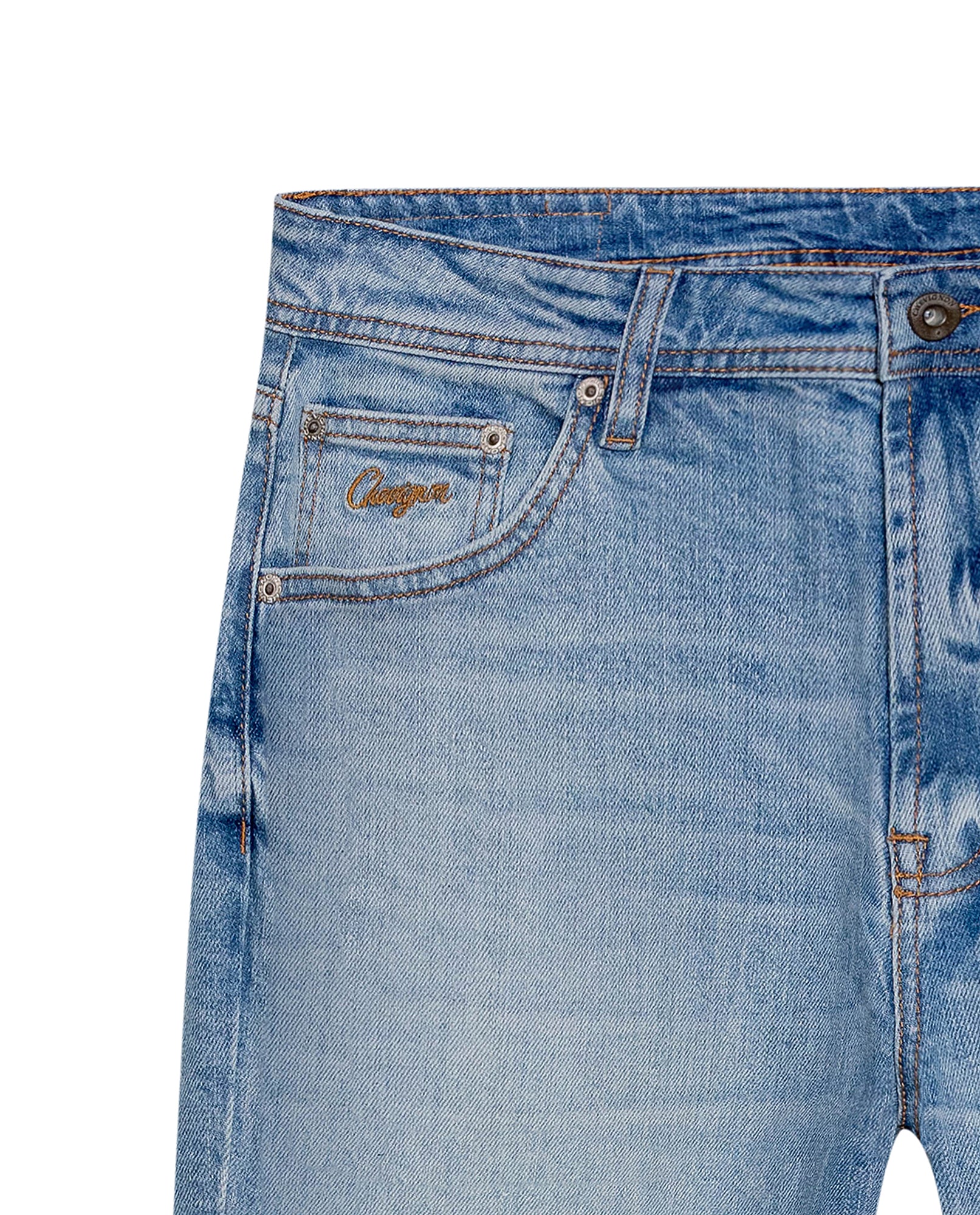 Men's Morrison Slim Light Wash Jeans in Cotton Stretch Blend, Mariner 339G014 - 7
