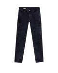 Men's Morrison Cargo Slim Fit Ultra Dark in Recycled Cotton Blend, Sparkle 339G015 - 2
