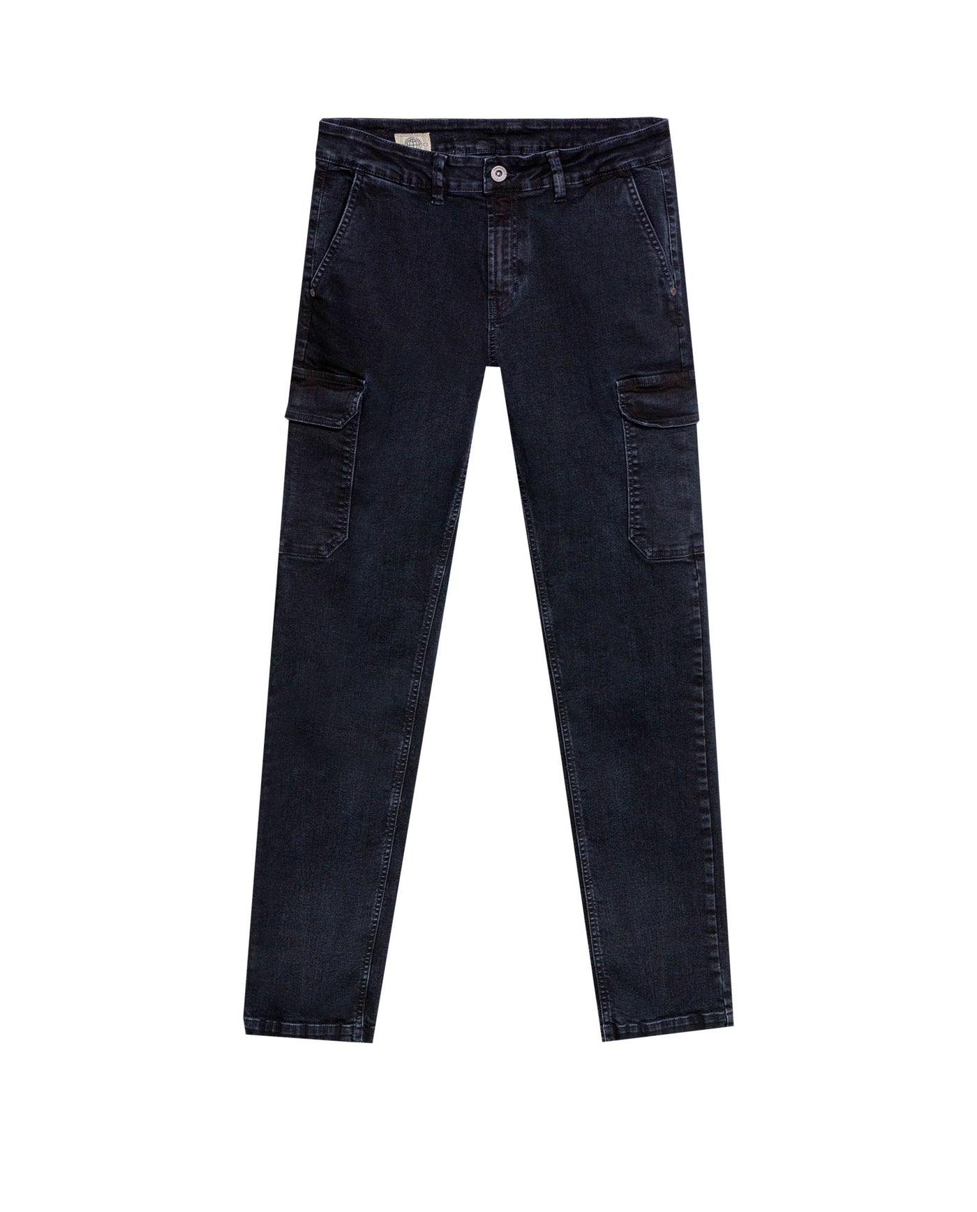 Men's Morrison Cargo Slim Fit Ultra Dark in Recycled Cotton Blend, Sparkle 339G015 - 2