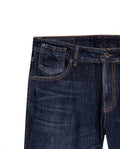 Men's Morrison Straight Ultra Dark Classic Jeans in Cotton Stretch Blend, Jetty - 7