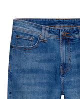 Men's Famous Skinny Fit Medium Wash Jeans in Cotton Stretch Blend, Starlight 339G017 - 7
