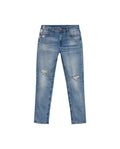 Men's Famous Light Wash Jeans in Cotton Stretch Blend, Dockside 339G020 - 2