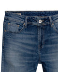 Men's Famous Skinny Fit Medium Wash Jeans in Organic-Cotton Stretch Blend, Festivity 339G021 - 7