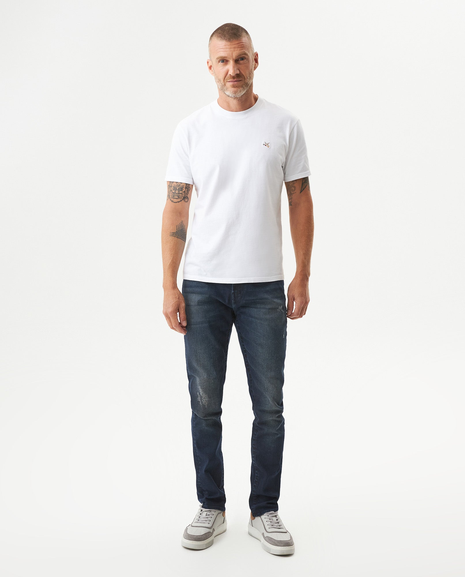 Men's Jeans, Dark Wash  - Blue 339G022 - 2