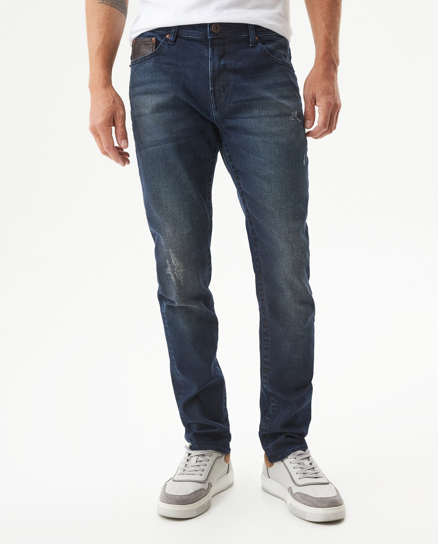 Men's Jeans, Dark Wash  - Blue 339G022 - 1