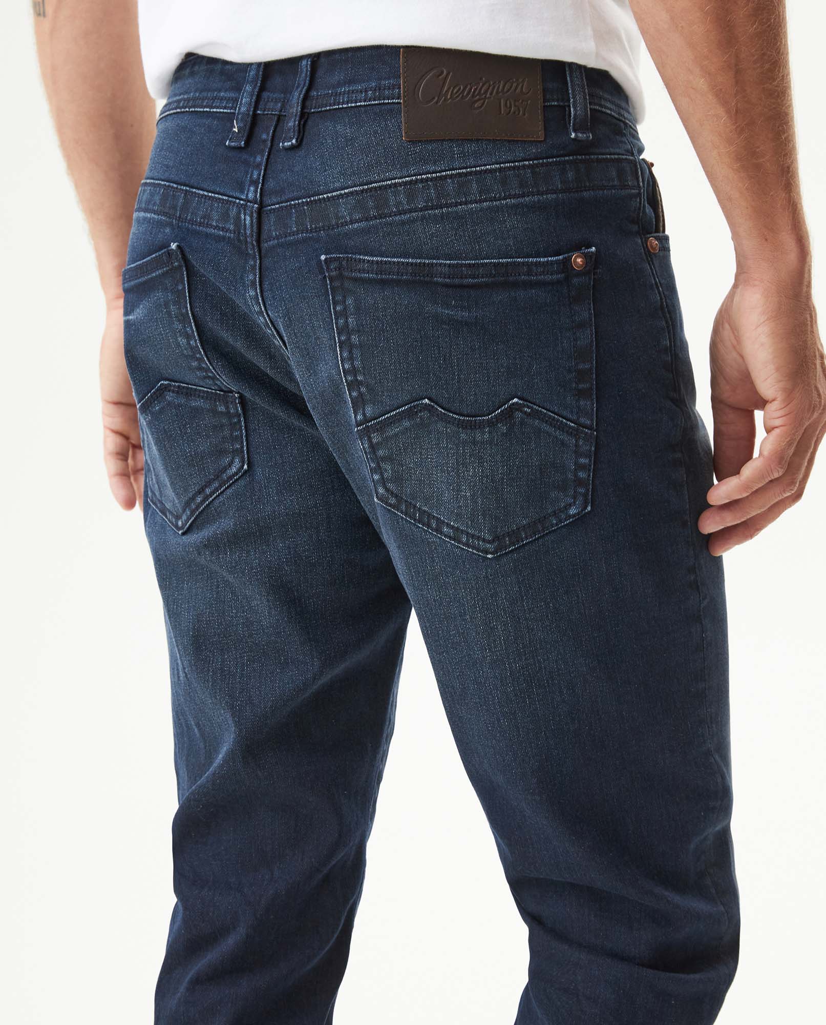 Men's Jeans, Dark Wash  - Blue 339G022 - 6