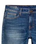 Men's Famous Medium Wash Super Slim Jeans in Cotton Blend, Moonlight 339G024 - 7