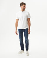 Men's Famous Dark Wash Skinny Fit Jeans in Cotton-Recycled Polyester Blend, Horizon 339G025 - 3