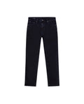 Men's Famous Skinny Fit Ultra Dark Wash Jeans in Cotton-Recycled Cotton Blend, Harbor 339G027 - 2