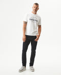 Men's Famous Skinny Fit Ultra Dark Wash Jeans in Cotton-Recycled Cotton Blend, Harbor 339G027 - 3