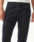 Men's Famous Skinny Fit Ultra Dark Wash Jeans in Cotton-Recycled Cotton Blend, Harbor 339G027 - 4