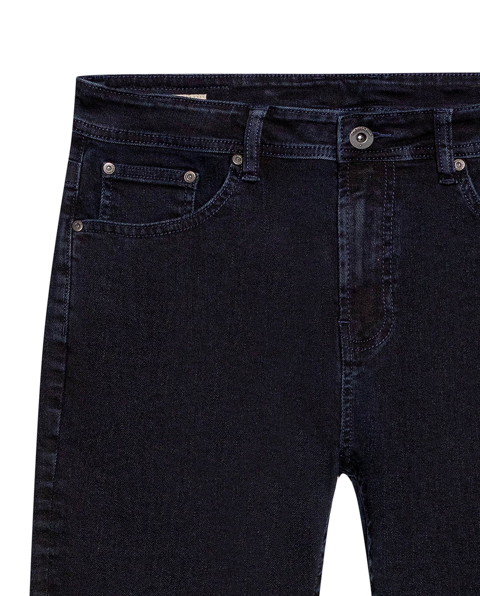 Men's Famous Skinny Fit Ultra Dark Wash Jeans in Cotton-Recycled Cotton Blend, Harbor 339G027 - 7