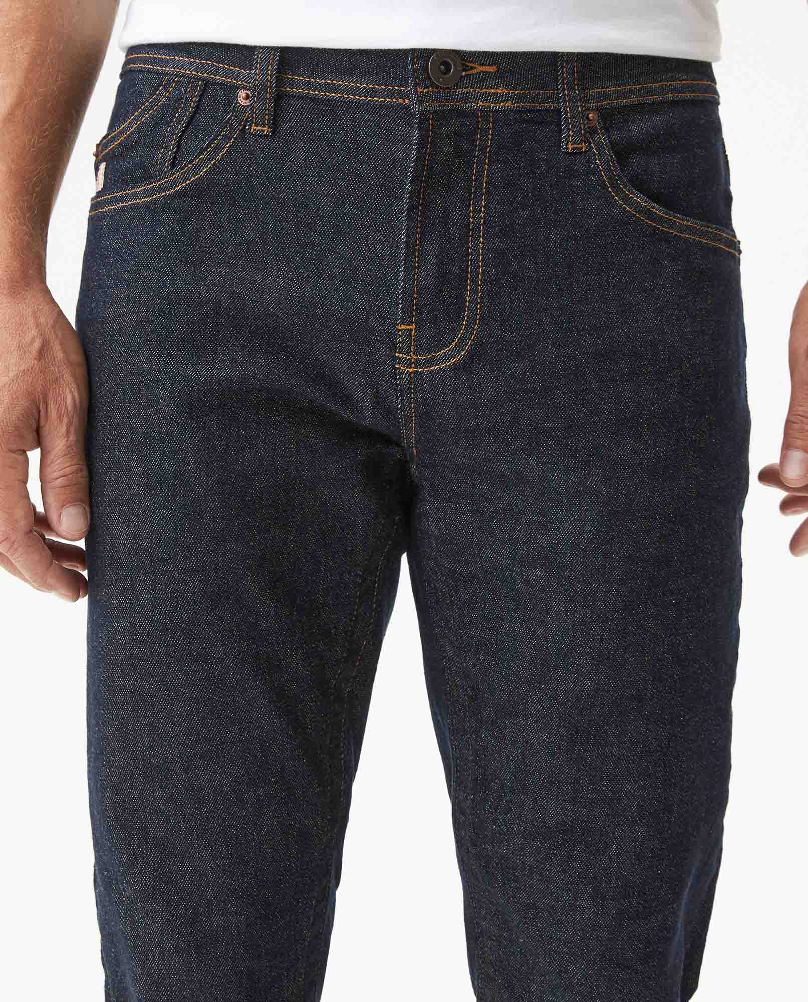 Men's Famous Ultra Dark Super Slim Jeans in Cotton, Majestic 339G028 - 4