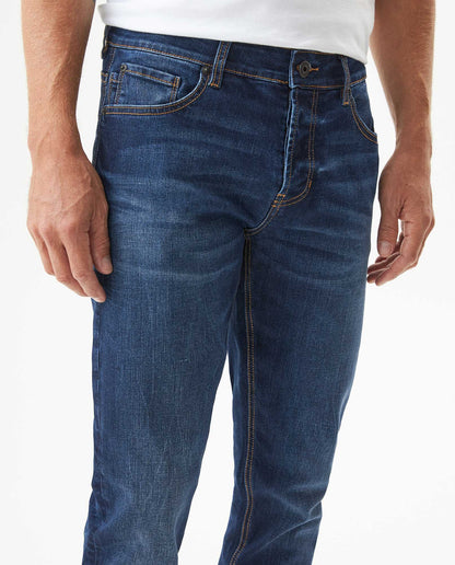 Men's Skinny Rider Jeans - Blue - 4