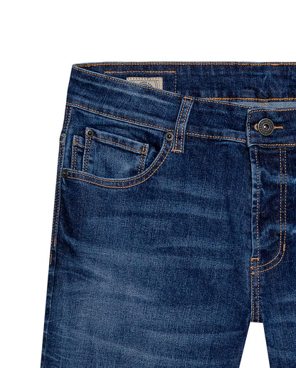 Men's Skinny Rider Jeans - Blue - 7