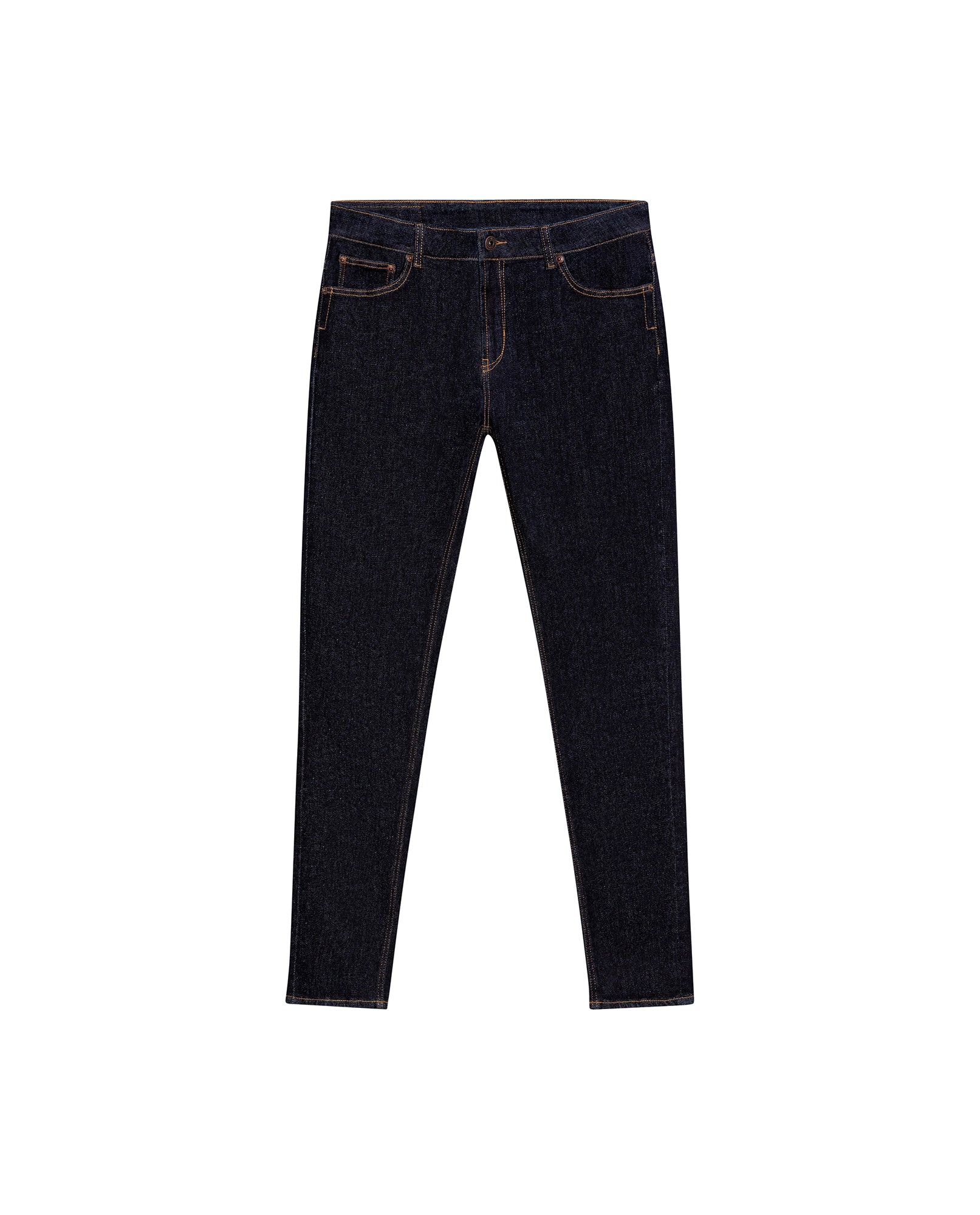 Men's Rider Ultra Dark Wash Skinny Jeans in Cotton-Polyester Blend, Berth - 1