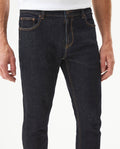 Men's Rider Ultra Dark Wash Skinny Jeans in Cotton-Polyester Blend, Berth - 4