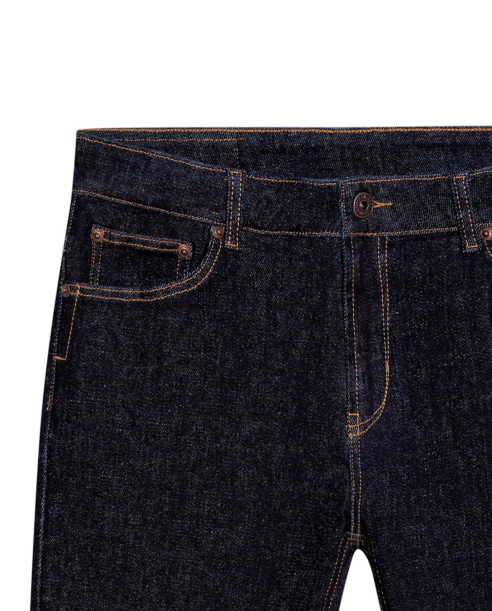 Men's Rider Ultra Dark Wash Skinny Jeans in Cotton-Polyester Blend, Berth - 7