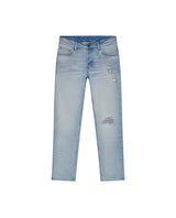 Men's Famous Skinny Fit Light Wash Jeans in Cotton Stretch Blend, Windward - 1