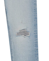 Men's Famous Skinny Fit Light Wash Jeans in Cotton Stretch Blend, Windward - 7